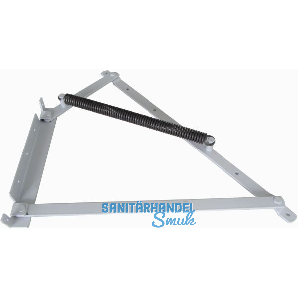 POHL Springaufbeschlag schwer EW-411 �ffnungswinkel 35� Zugfeder Stahl silber