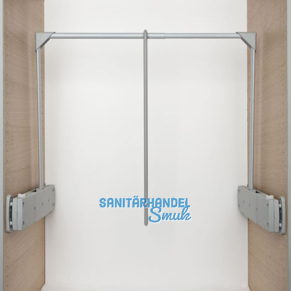 SERVETTO Kleiderlift Super 800 - 1100mm Kunststoff/Stahl grau