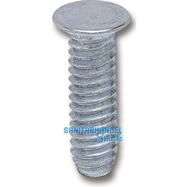 Abst�tzfu�-Befestigungsschraube, � 16x34, Stahl verzinkt