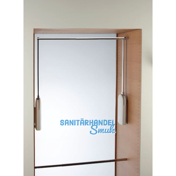 SERVETTO Kleiderlift elektrisch i3 gerade, wei�/verchromt