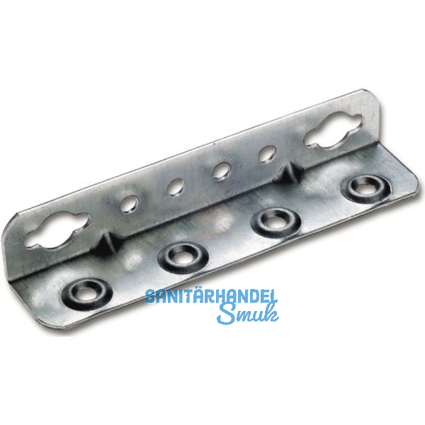 Winkel-Bettschiene SYSTEM 32, L 130, Stahl verzinkt