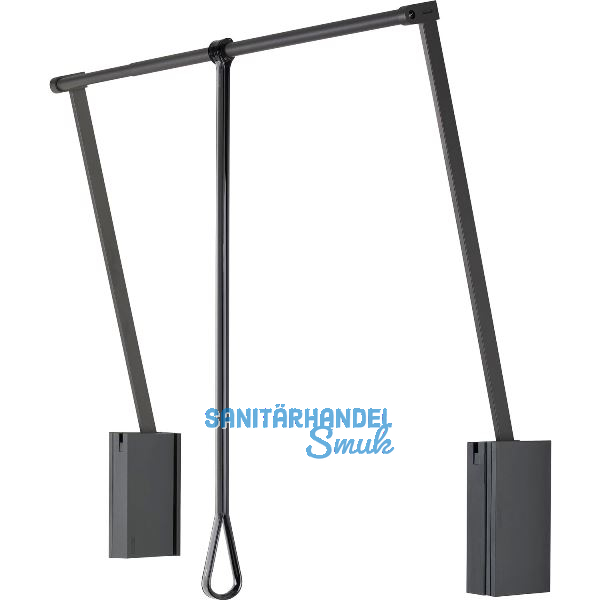 SERVETTO Kleiderlift 3T 750 - 1100 mm Kunststoff/Stahl anthrazit