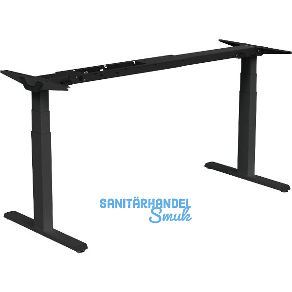 Tischgestell EVO Basic, elektrisch verstellbar, Breite 1200 - 1800 mm, schwarz