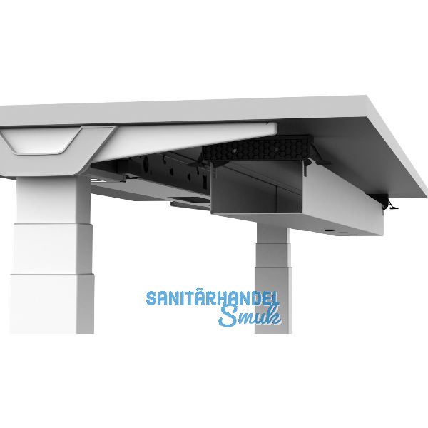 Kabelkanal abklappbar 871 - 1471 mm alufarbig