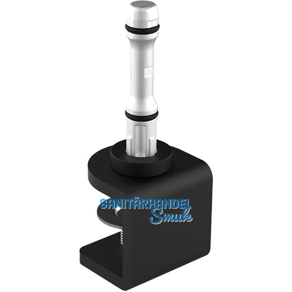 Befestigungsklammer Akustikpaneel Mira board, Stahl graphitschwarz, RAL 9011