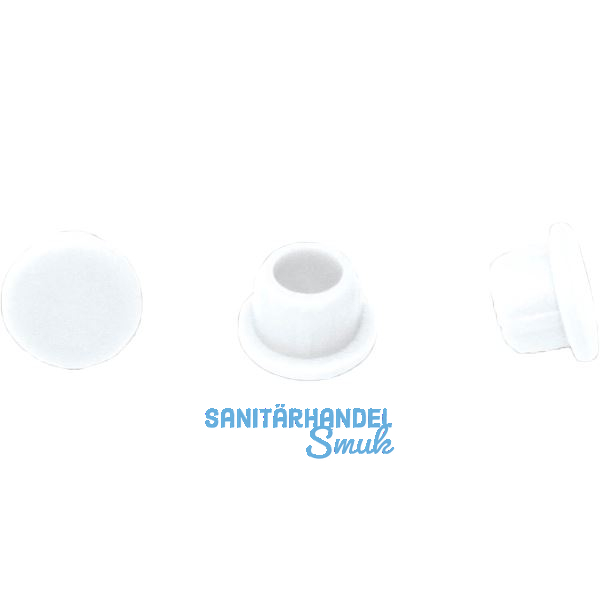 LAMELLO Clamex Abdeckkappen, Kunststoff RAL 9010 reinwei�, VPE 100