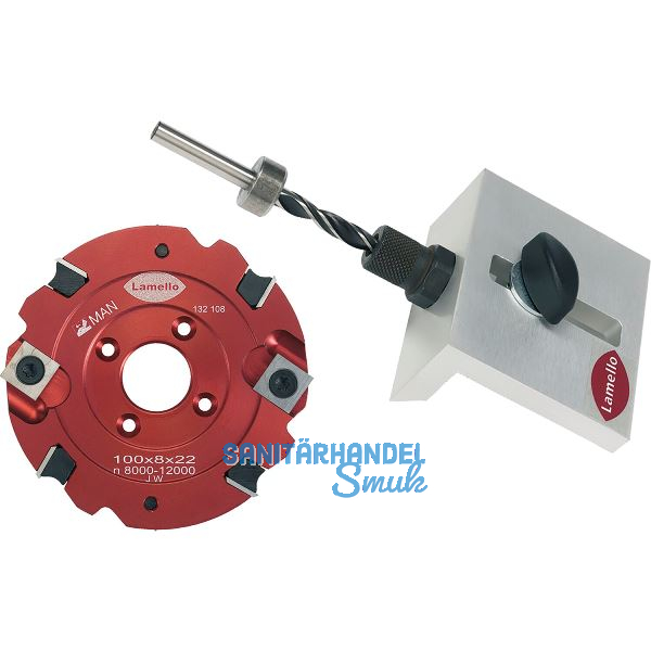 LAMELLO Clamex Bohrlehre mit Fr�ser, Aluminium/Stahl