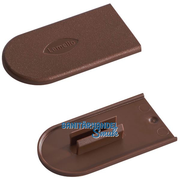 LAMELLO Cabineo Abdeckkappe, Kunststoff RAL 8007 rehbraun, VPE 100