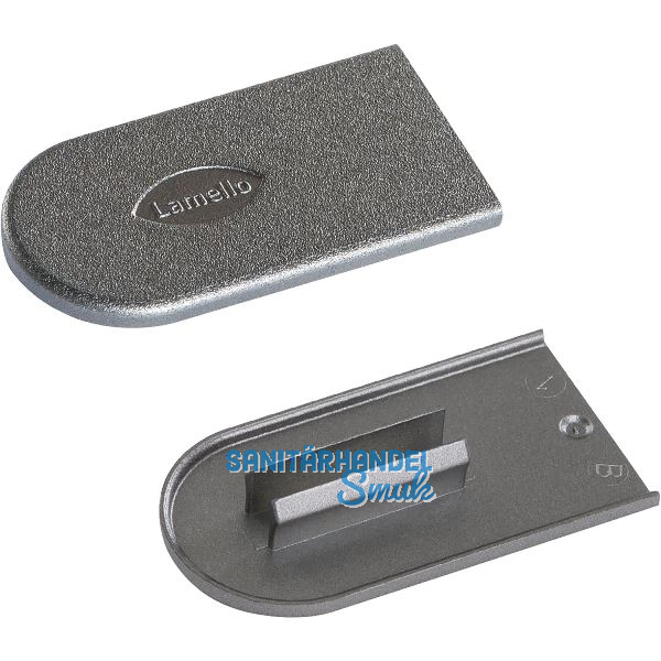 LAMELLO Cabineo Abdeckkappe, Kunststoff Metalloptik Stahl dunkel, VPE 2000