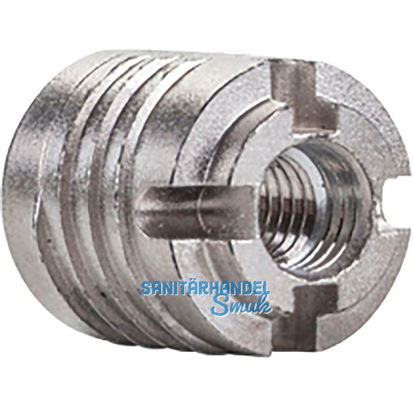 LAMELLO Invis Mx2 Eindrehmutter �12x14, Zinkdruckguss