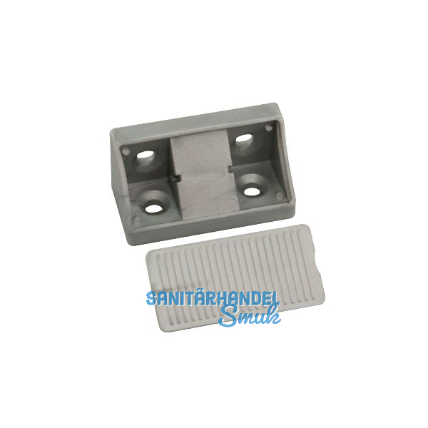 Schrankverbinder Universal, 21 x 21 x 44 mm, Kunststoff silber RAL 9006