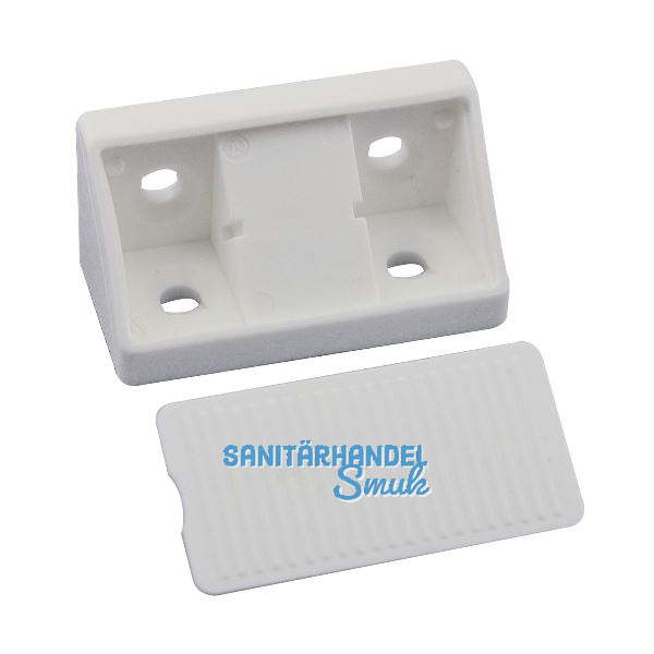Schrankverbinder Universal, 21 x 21 x 44 mm, Kunststoff wei�