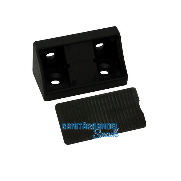 Schrankverbinder Universal, 21 x 21 x 44 mm, Kunststoff schwarz