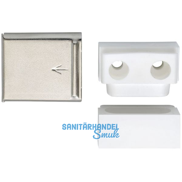 Schrankverbinder KM 270, 34 x 30 x 19 mm, Kunststoff wei�
