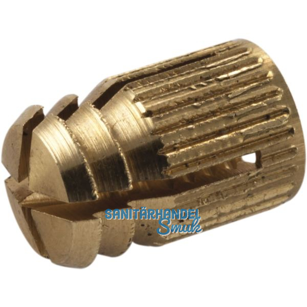 ITALIANA FERRAMENTA Spreizmuffe rund, M4 L�nge 7,8 mm Bohr �5mm, Messing blank