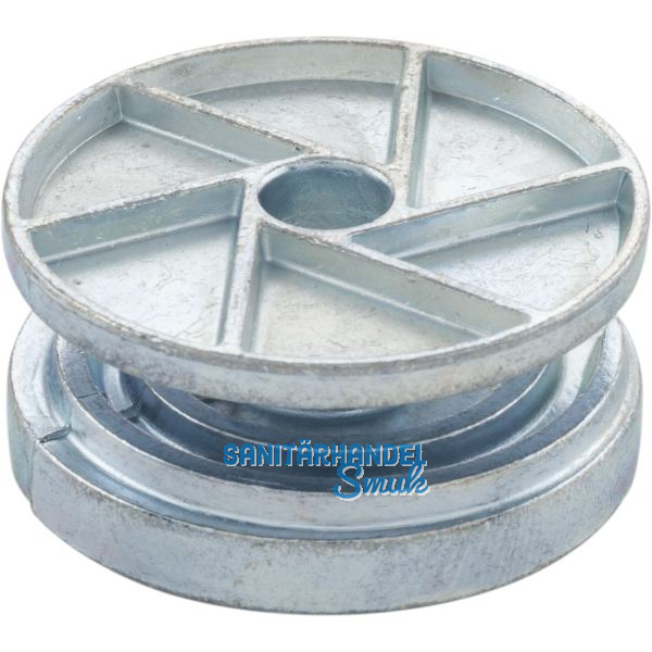 Exzentergeh�use � 35 mm, Bohr � 35, Plattenst�rke 19-34mm, Zamak verzinkt