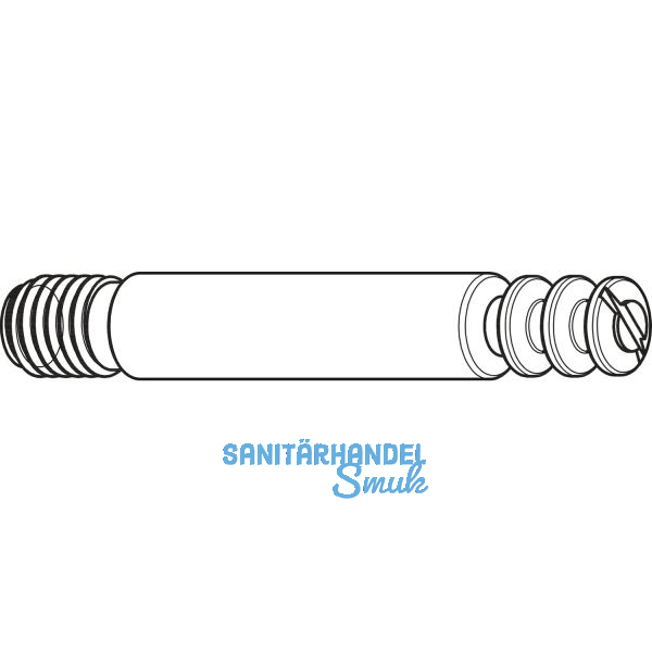 Einfachbolzen, M8x11, L�nge 59 mm, Zamak vernickelt