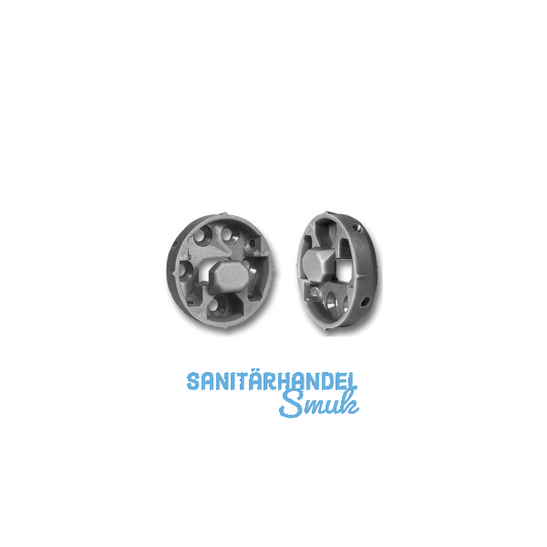 Einh�ngeverbinder KORFU fix, Kunststoff grau