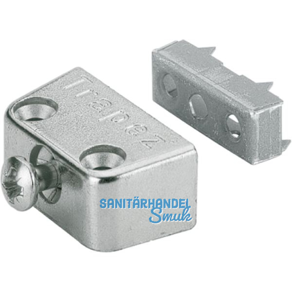 HETTICH Verbindungsbeschlag Trapez TZ 4 Zink vernickelt