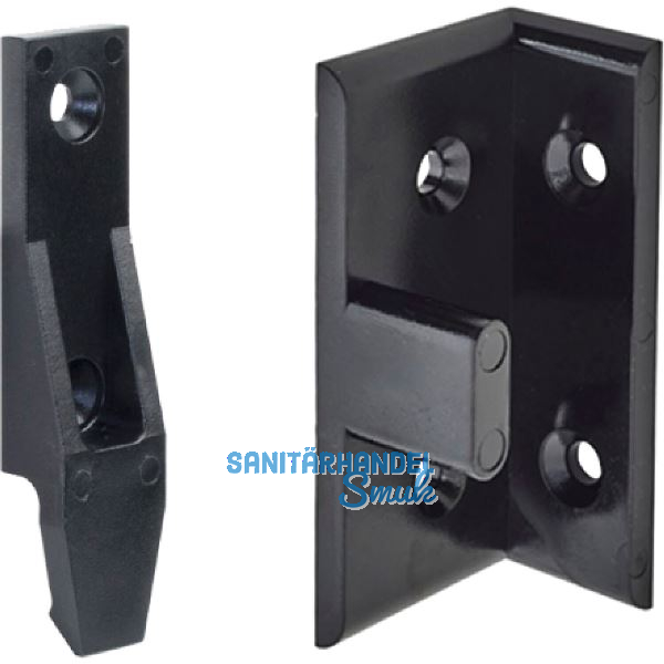 SISO Aufdopplungsbeschlag Rapid Set Winkel- und Plattenteil f�r Spanplattenschr.