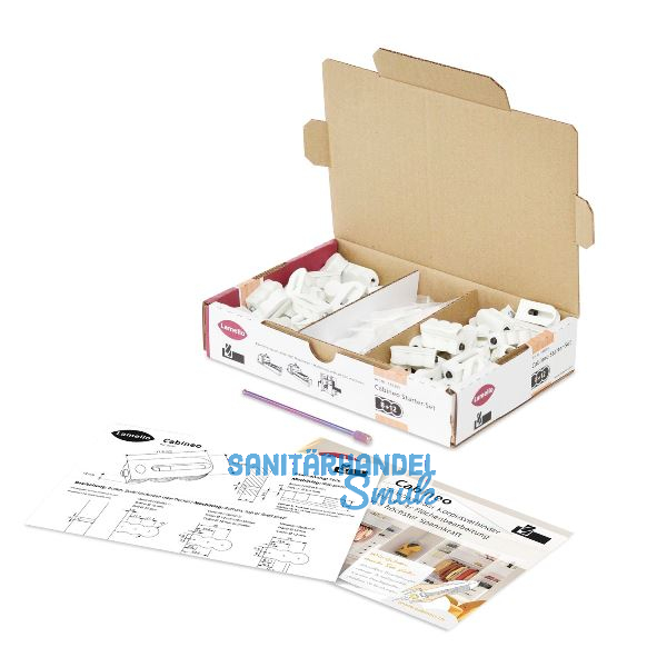 LAMELLO Cabineo 8/12 Verbinder Starterset, Kunststoff wei�