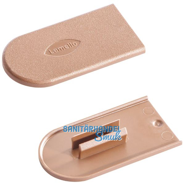 LAMELLO Cabineo Abdeckkappe, Kunststoff RAL 1011 braunbeige, VPE 100