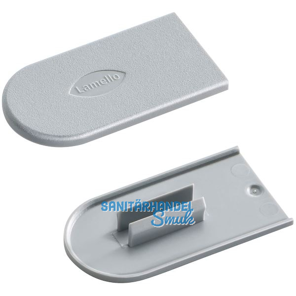 LAMELLO Cabineo Abdeckkappe, Kunststoff RAL 7040 fenstergrau, VPE 100