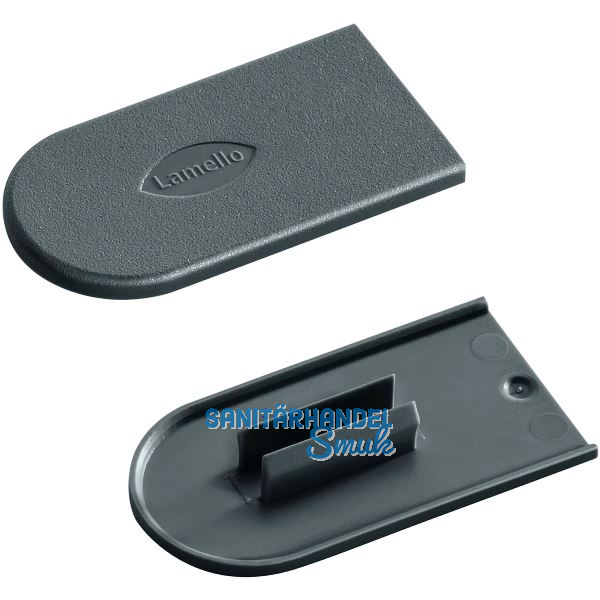 LAMELLO Cabineo Abdeckkappe, Kunststoff RAL 7005 mausgrau, VPE 100