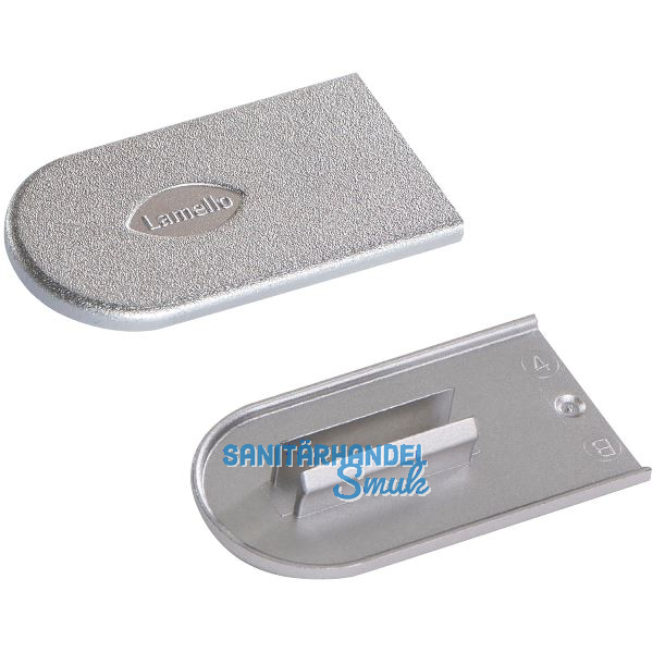 LAMELLO Cabineo Abdeckkappe, Kunststoff Metalloptik Silber, VPE 100