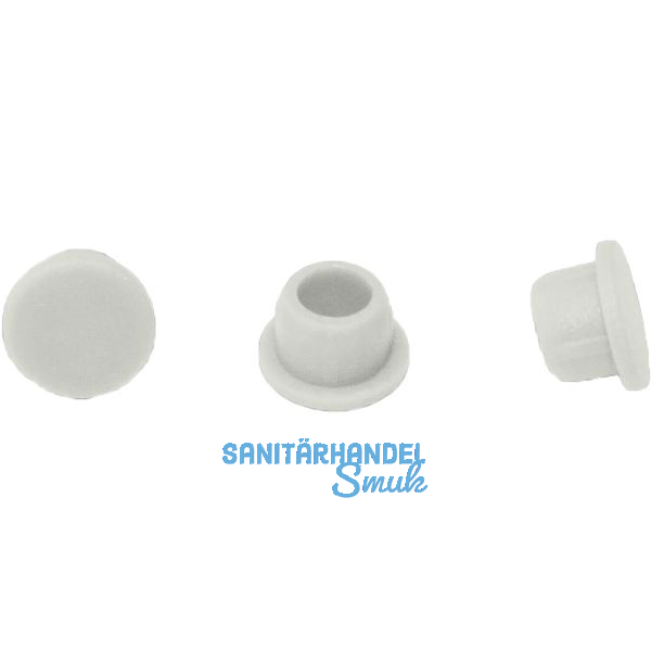 LAMELLO Clamex Abdeckkappen, Kunststoff RAL 9002 grauweiss, VPE 100