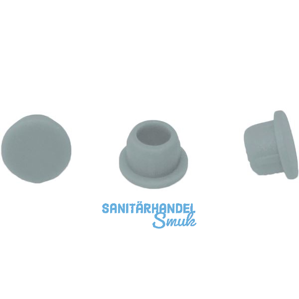 LAMELLO Clamex Abdeckkappen, Kunststoff RAL 7040 fenstergrau, VPE 100