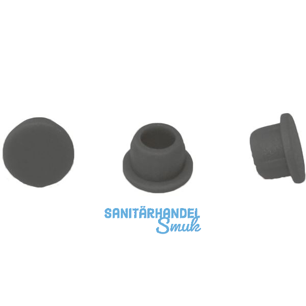 LAMELLO Clamex Abdeckkappen, Kunststoff RAL 7022 umbragrau, VPE 100