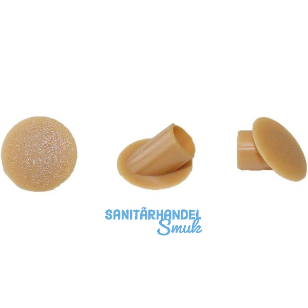 LAMELLO Clamex Abdeckkappen 45�, Kunststoff RAL 1011 braunbeige, Buche, VPE 100