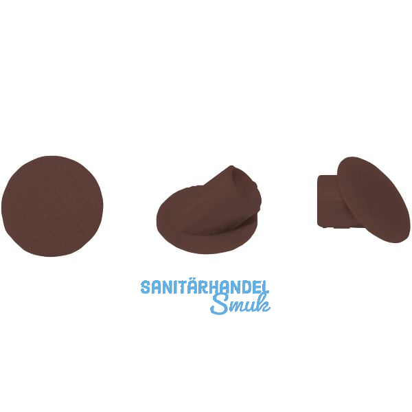 LAMELLO Clamex Abdeckkappen 45�, Kunststoff RAL 8017 schokoladenbraun, VPE 100