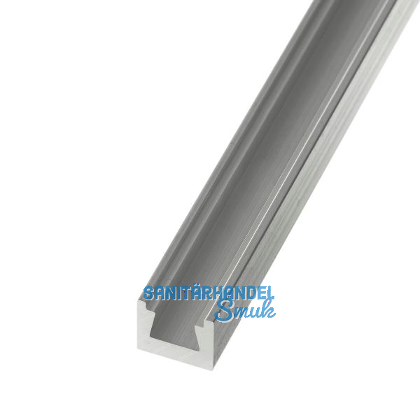 KEILVERBINDER Schiene ungebohrt, 3000 mm, Aluminium blank