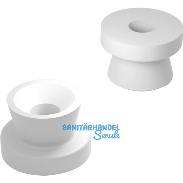 KEILVERBINDER-H�lse, Hartkunststoff wei�