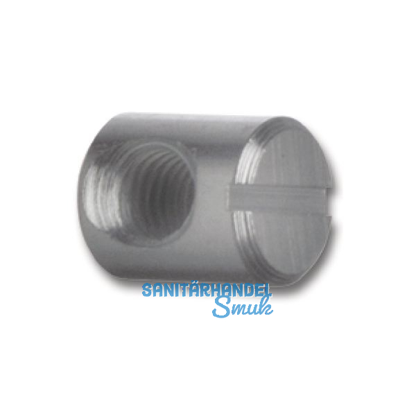 Quergewindebolzen, �15,8, L�nge 12 f�r Verbindungsschraube M6, Stahl blank