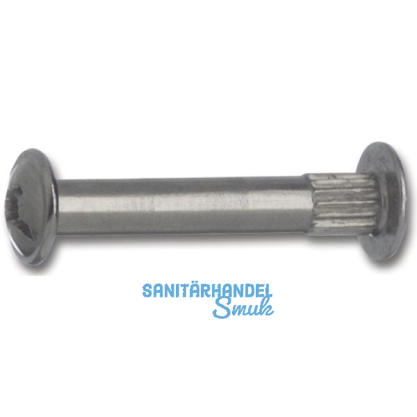 Verbindungsschraube - M4, Kreuzschlitz, �5, Holzst�rke 30-40, Zink vernickelt