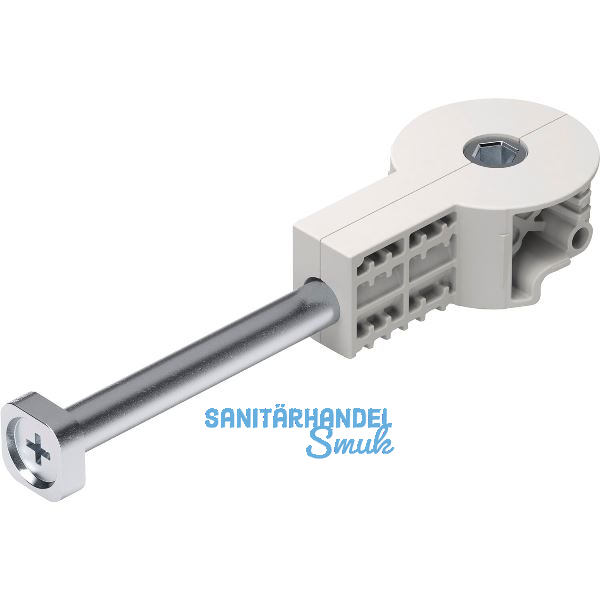 Arbeitsplattenverbinder Quick Tech 100 mm, Stahl/Kunststoff wei�grau