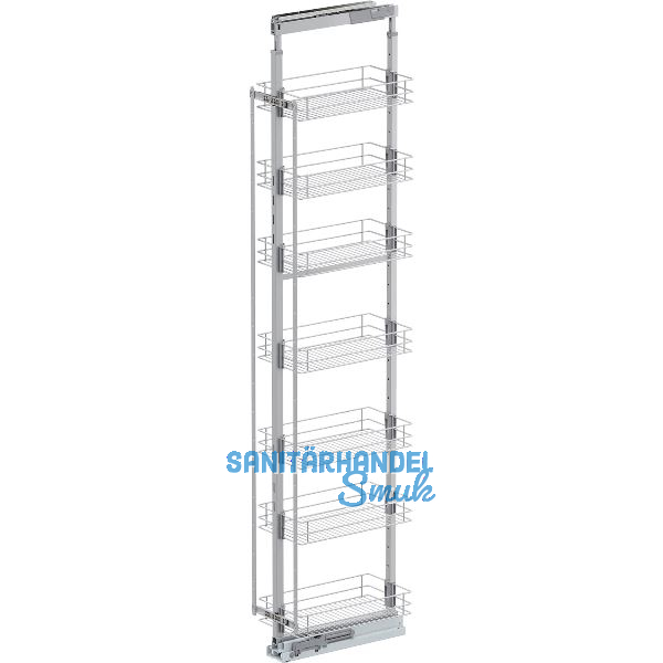 VS TAL Larder 7 Hochschrankauszug Set Classic KB 300 mm Silber