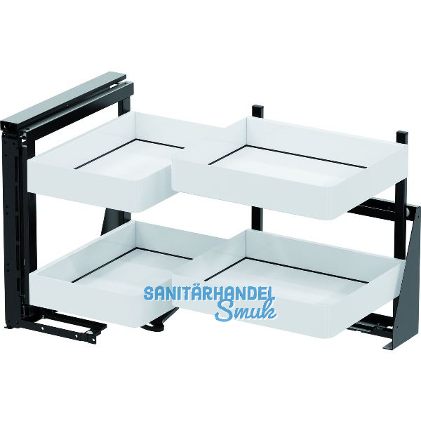 VS COR FOLD Eckauszug Set Planero KB 900 mm links Wei�/Lava