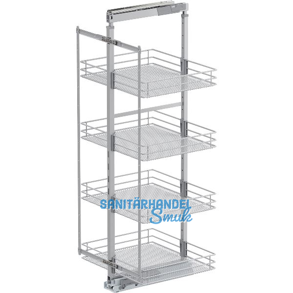 VS TAL Larder 4 Hochschrankauszug Set Saphir KB 600 mm Silber