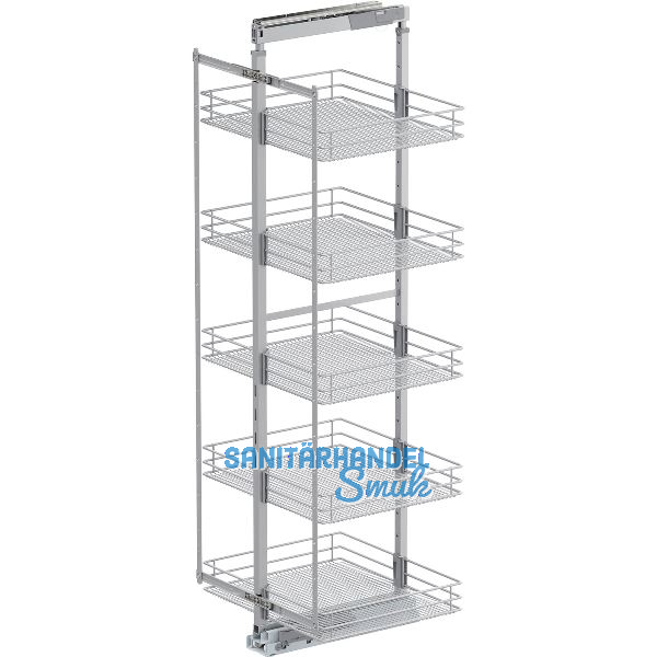 VS TAL Larder 5 Hochschrankauszug Set Saphir KB 600 mm Silber
