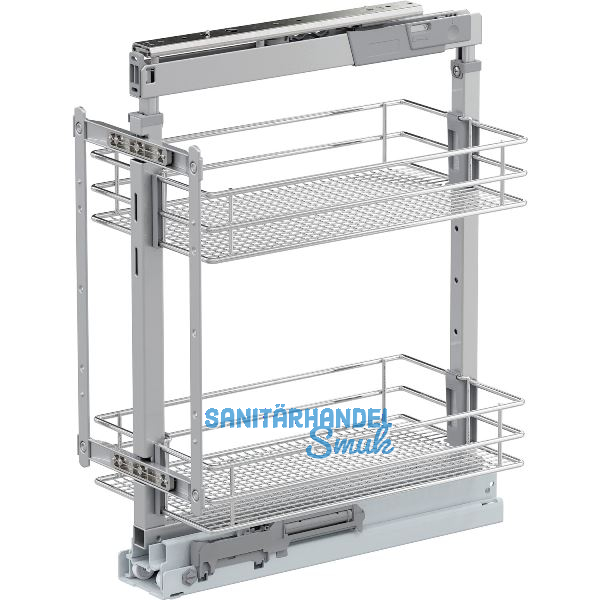 VS TAL Larder 1 Hochschrankauszug Set Saphir KB 300 mm Silber/Chrom