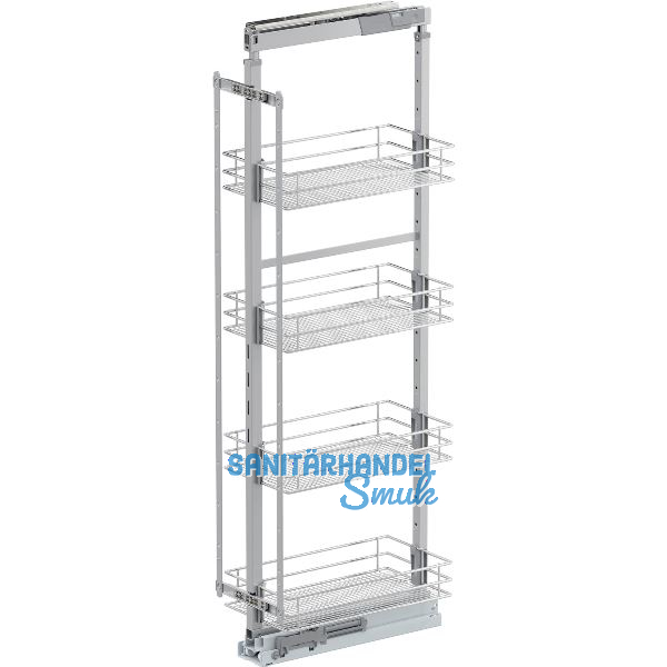 VS TAL Larder 4 Hochschrankauszug Set Saphir KB 300 mm Silber/Chrom