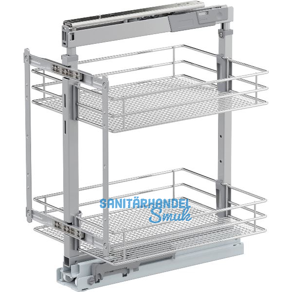 VS TAL Larder 1 Hochschrankauszug Set Saphir KB 400 mm Silber/Chrom