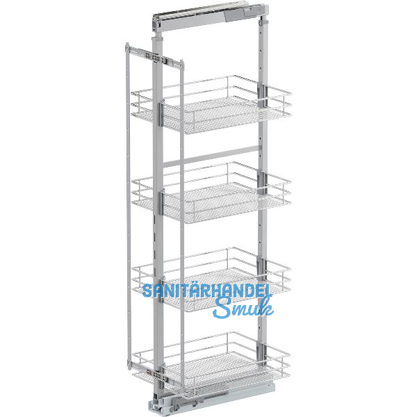 VS TAL Larder 3 Hochschrankauszug Set Saphir KB 400 mm Silber/Chrom