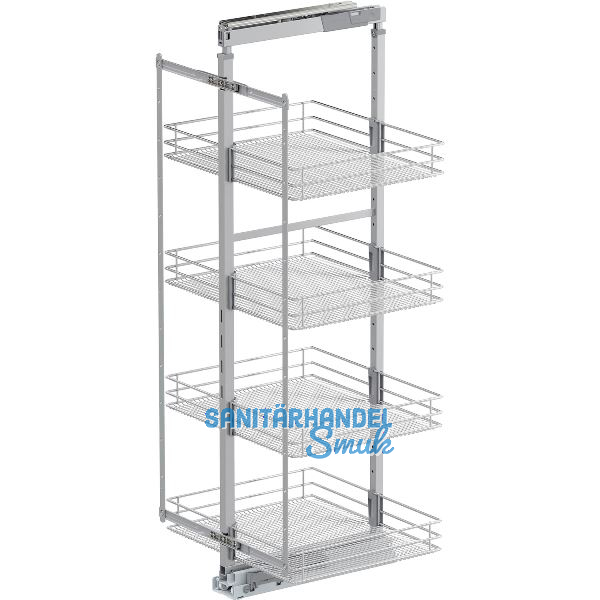 VS TAL Larder 4 Hochschrankauszug Set Saphir KB 600 mm Silber/Chrom
