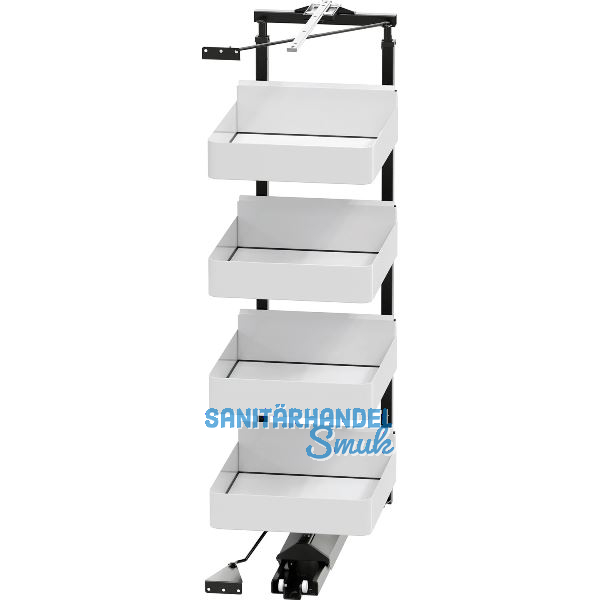 VS TAL Gate Hochschrankauszug Set Planero 1200 - 1450 mm KB 450 mm Wei�/Lava