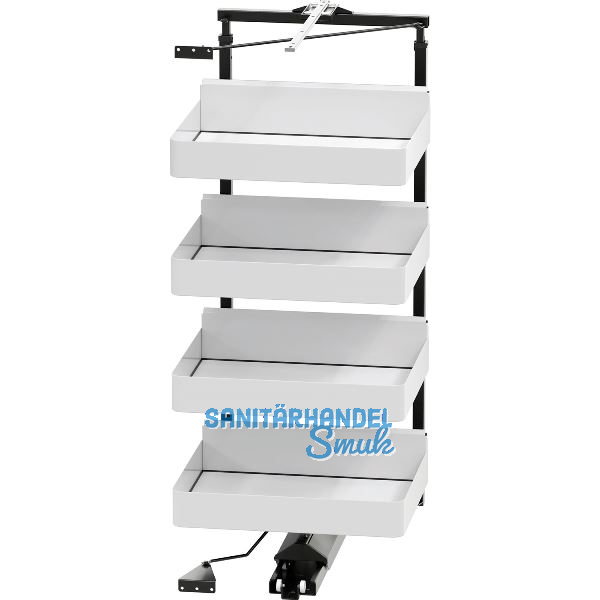 VS TAL Gate Hochschrankauszug Set Planero 1200 - 1450 mm KB 600 mm Wei�/Lava